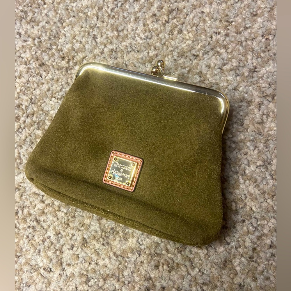 Dooney & Bourke Suede Large Frame Wallet